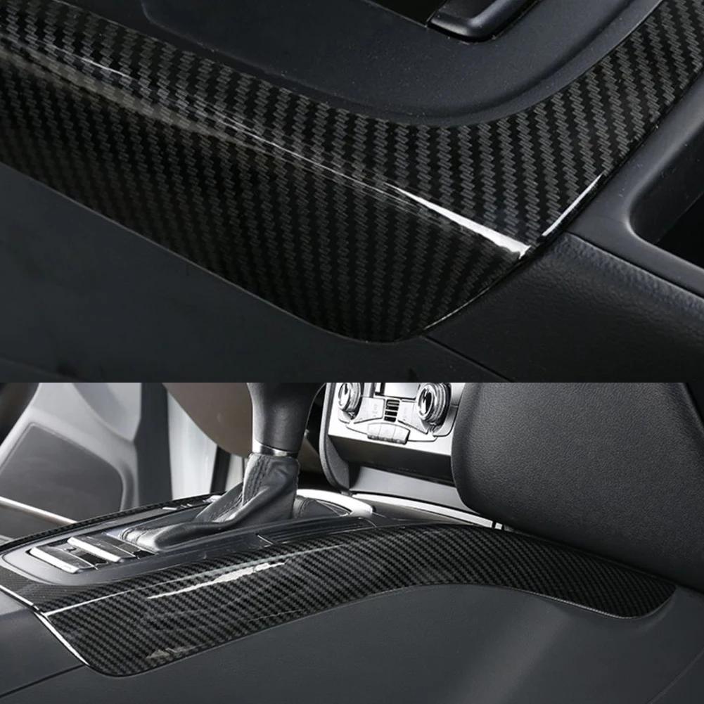 Mittelkonsole Schalthebelrahmen Dekoration Abdeckung Verkleidung für A4 B8 A5 2009-2016 Auto Styling Interieur modifiziertes Autozubehör