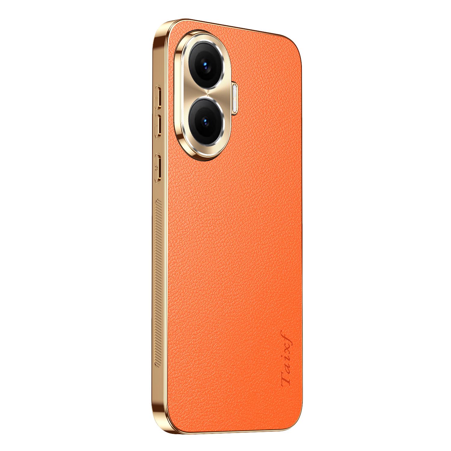 

Чехол для Redmi Turbo 4 Кожаное Гальваническое Противоударное Покрытие для Note 14 13 Pro + Plus 12 Turbo Текстура Узор Личи Чехлы Бампер Redmi Turbo 4 оранжевый