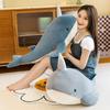 Cute Whale Plush Toy Pillow For Girls Soft And Cozy Stuffed Animal Doll For Bedtime Leg Support Grey