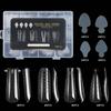 Duals Forms Acrylic Nail System UV Gel Nail Mold Full Cover Fasle Nail Tips Nail Form French Extension Tips Stickers