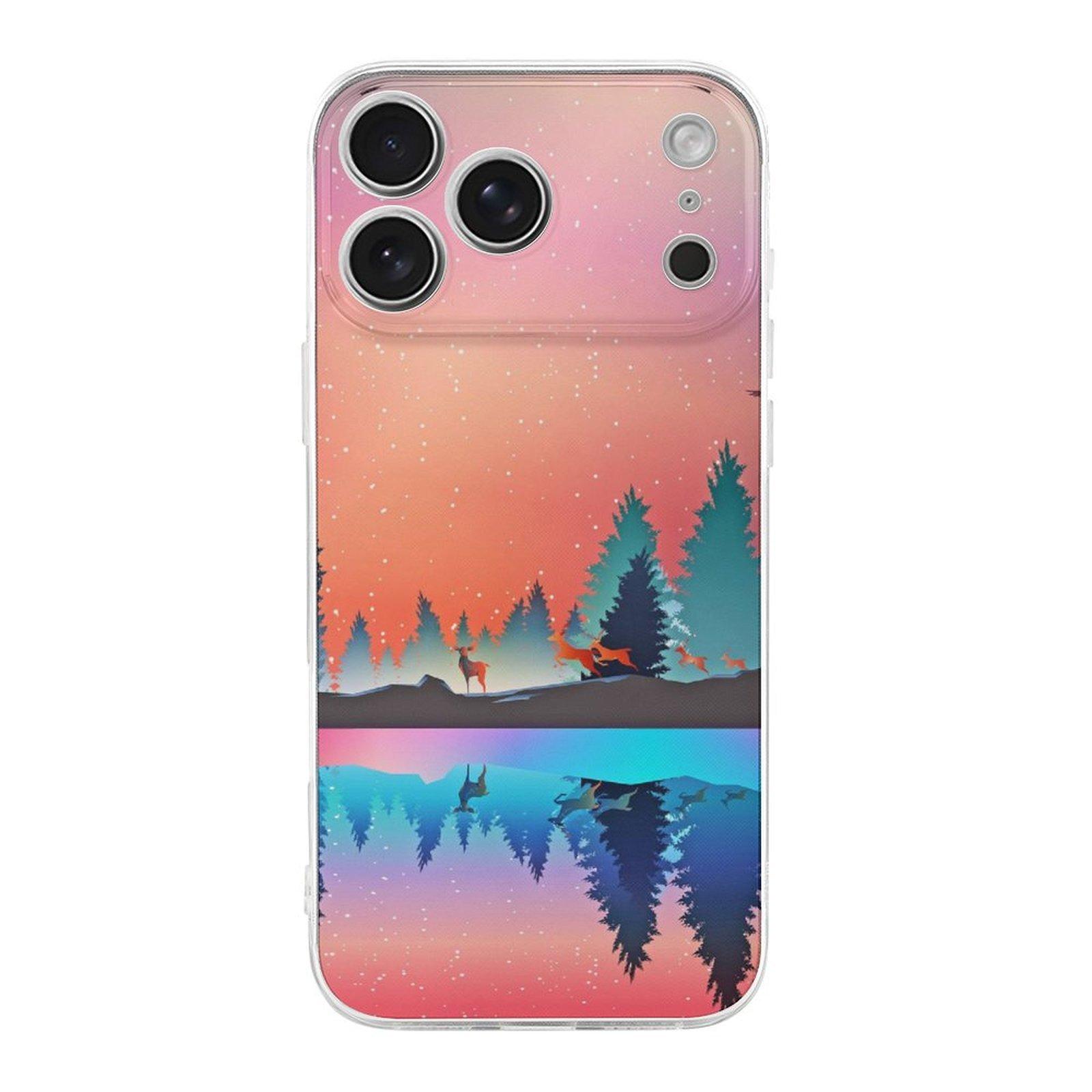 

1 Pack For Iphone 17/17Air/17Pro/17ProMax TPU Phone Case Clear Anti-Scratch Protective Shell With Reinforced Corners For Daily Use IPHONE-17ProMax белый