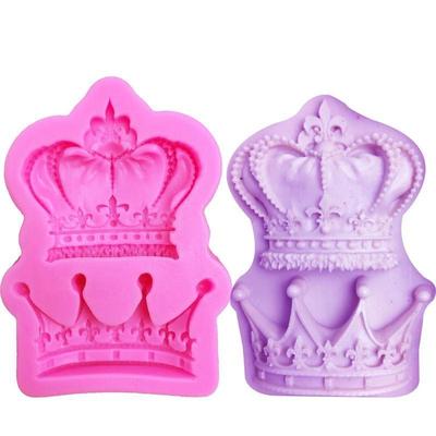 1 ks Korunky princezny královny 3D silikonová forma Fondantový dort Cupcake Zdobení Pomůcky Hliněná pryskyřice