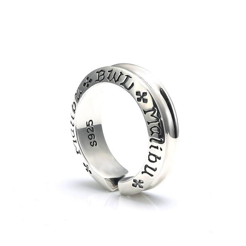 Adjustable Ring Couples With Crusader Flower Design Minimalist Vintage Geometric Finger Unisex Adjustable Open Band
