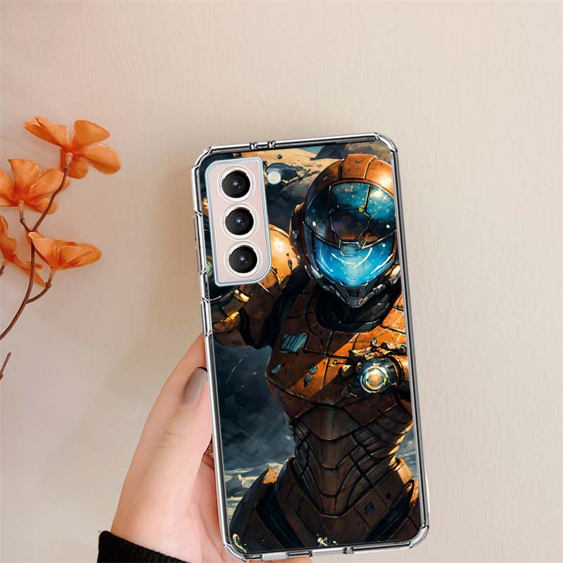 Game M-METROID Clear Phone Cases for Samsung S26 Ultra Galaxy S25 Edge S24 S23 FE S21 Plus S20 S22 S10 Cover Patterned Compatibl