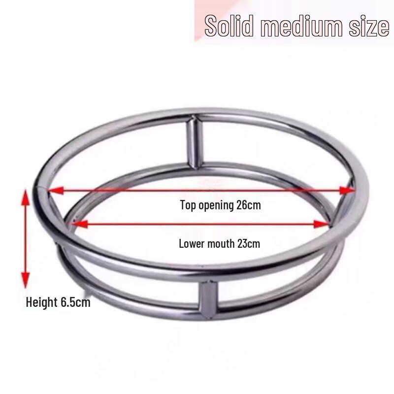 3-Pack Multi-functional Stainless Steel Steaming & Pot Rack