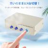 Seebiz RS232C 4 Uscite 1 Porta Seriale Interruttore Manuale Porta COM per Condivisione Dispositivo Switcher, Ingressi/1 / Ingresso/4 Uscite, Bidirezionale, Switcher,
