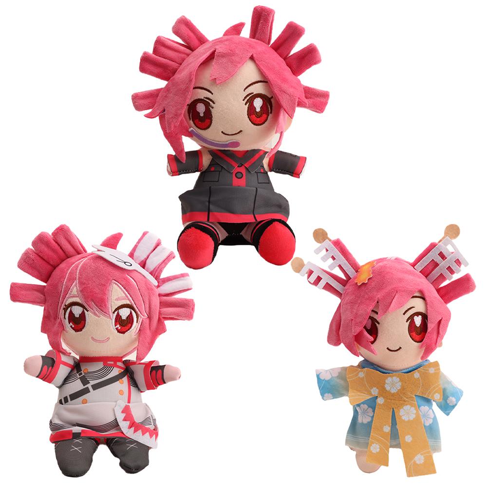 22cm Anime Peripherals Kasane Teto Cosplay Plush Toys Diva Vtuber Kawaii Stuffed Teto Toy Kids Adults Birthday Christmas Gifts