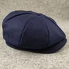 Cappelli Ottagonali in Lana Tweed di Grandi Dimensioni 62Cm per Uomo Donna Taglia Regolabile Cappello Newsboy Invernale d'Epoca Berretti Piatto Cappello da Autista
