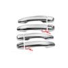 ABS Chrome Car Door Handle Cover Trim For Honda Ight -