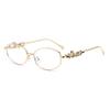 Fashion new retro plain sunglasses personalized versatile street shot UV protection sunglasses trendy women's glasses