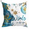 Mode Kudde Slipcover Dold Dragkedja Dekorativ Polyester Jul Hem Sovsal Hotell Kontor Kastkudde