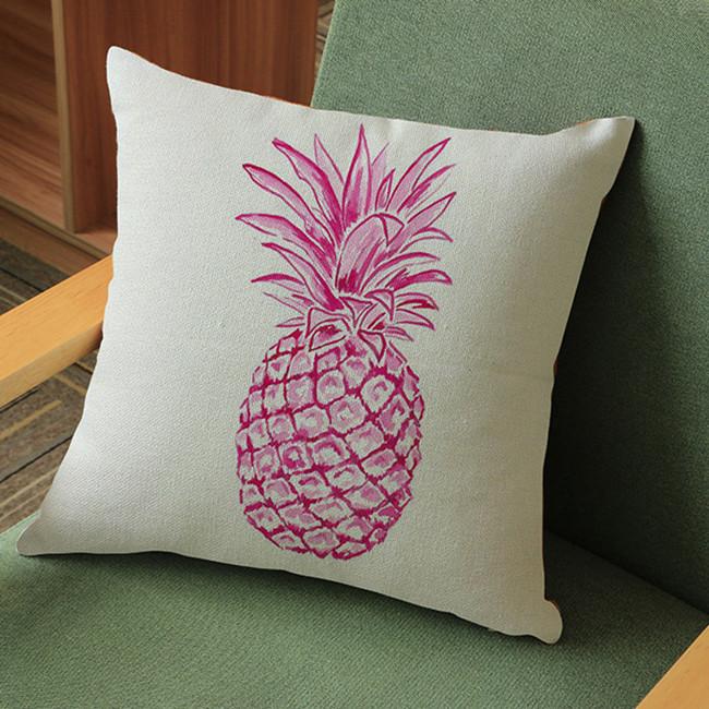 Pineapple Colorful Fruit Style Car Cushion Cover Southeast Asia Tropic Exotic Home Decoration Sofa Throw Pillow Case Cojines