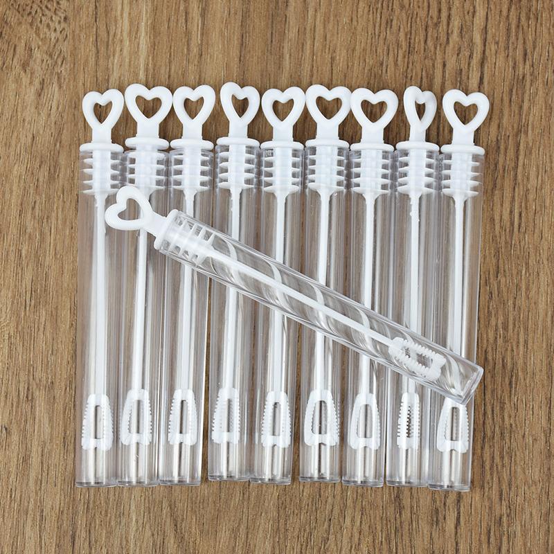 20/100 Stück Liebesherz Stab Röhre Seifenblasenflasche Hochzeitsgeschenke für Gäste Kindergeburtstag Mitgebsel Dekoration Babyparty