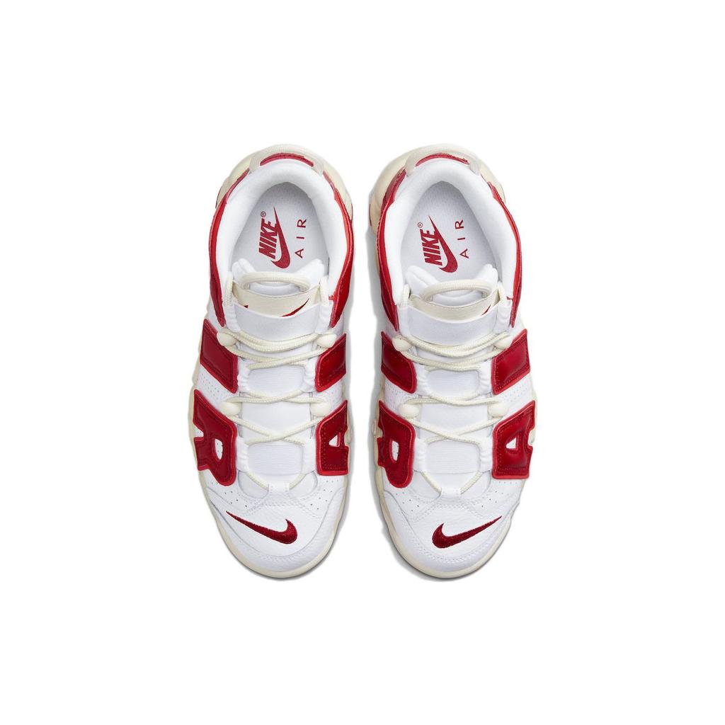 Nike  Air More Uptempo White Red Sail Women Sneakers University-Red FN3497-100