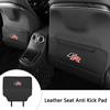 Hochwertige Leder Auto Sitzrücken Schutzmatte Anti-Tritt-Matte Schmutzabweisende Matte Für Sitz FR Ibiza Altea Leon Cupra Cordoba Zubehör