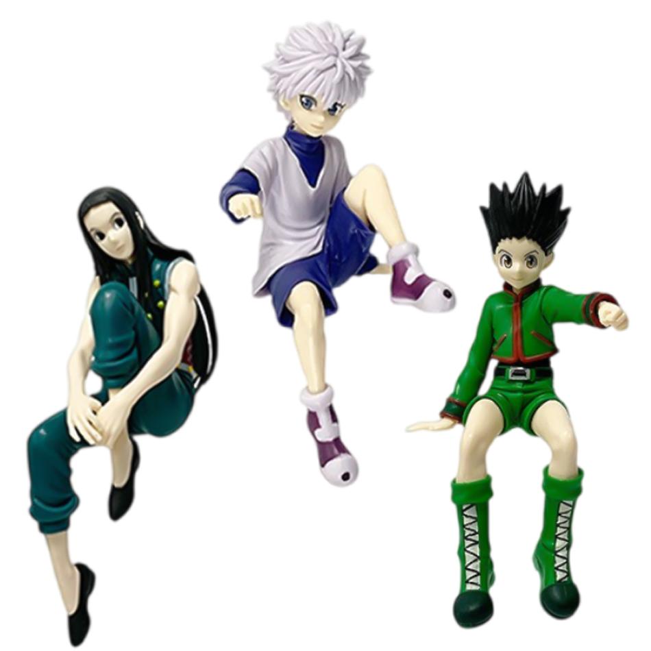Anime Hunter X Hunter 11-14cm Gon Freecss Alluka Zoldyck Action Figure Chrollo Lucilfer/Kurapika PVC Model Figure Toys Kids Gift