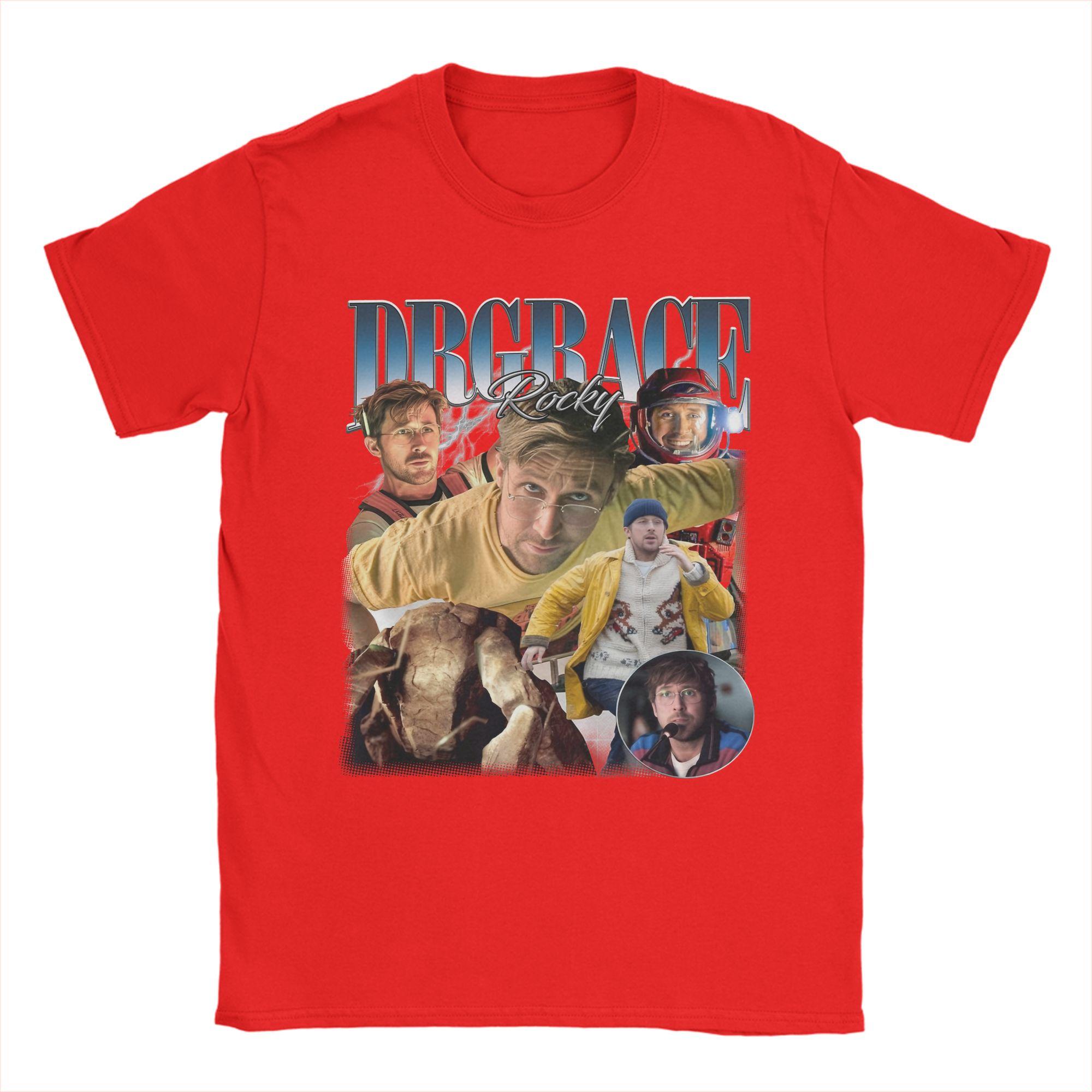 Mens Ryland Grace Project Hail Mary T Shirts Ryan Gosling 100 Cotton Clothes Short Sleeve O Neck Tee Shirt Gift Idea TShirt L
