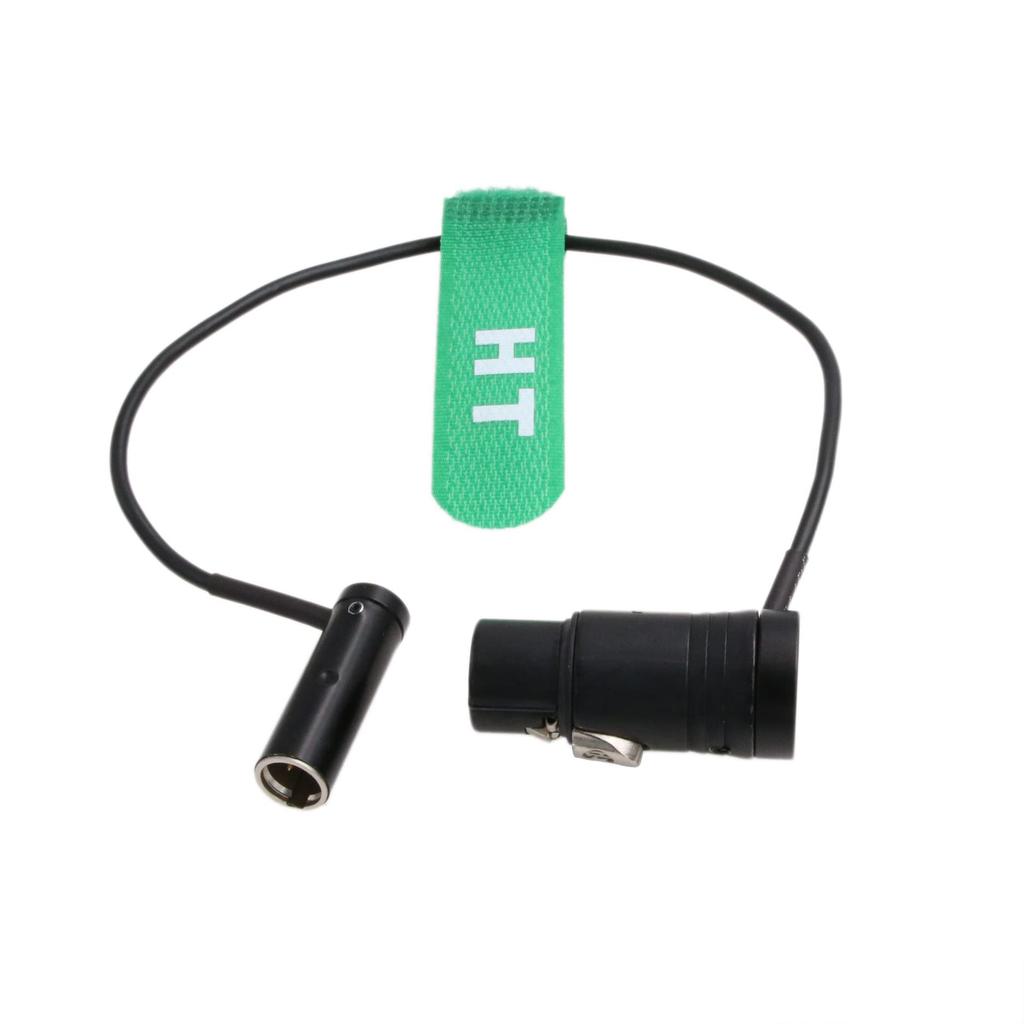 HangTon Audio Cable for Canon C70, Blackmagic BMPCC 4K 6K Pro Camera, Video Assist Monitor Microphone, Mini XLR TA3M To XLR 3-Pin, 30cm