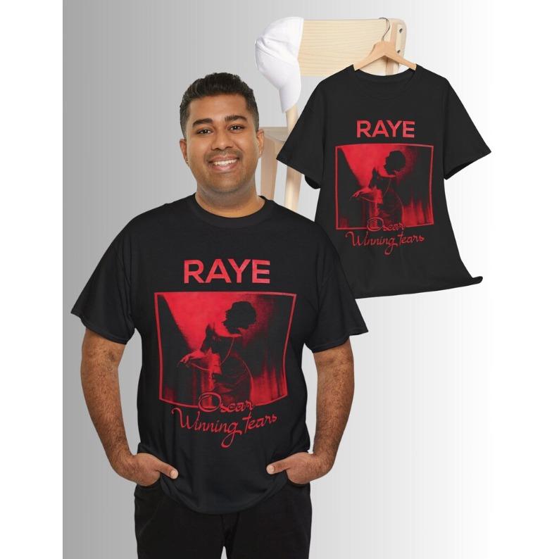 

2026 Summer Fashion Trendy Tee Unisex Vintage Grapich Raye - RAYE _oscar Winning Tears_ T-shirt _ British Soul & Pop Tee 4XL