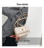 Módní trend 2025 Mini dámská čtvercová crossbody kabelka s řetízkem