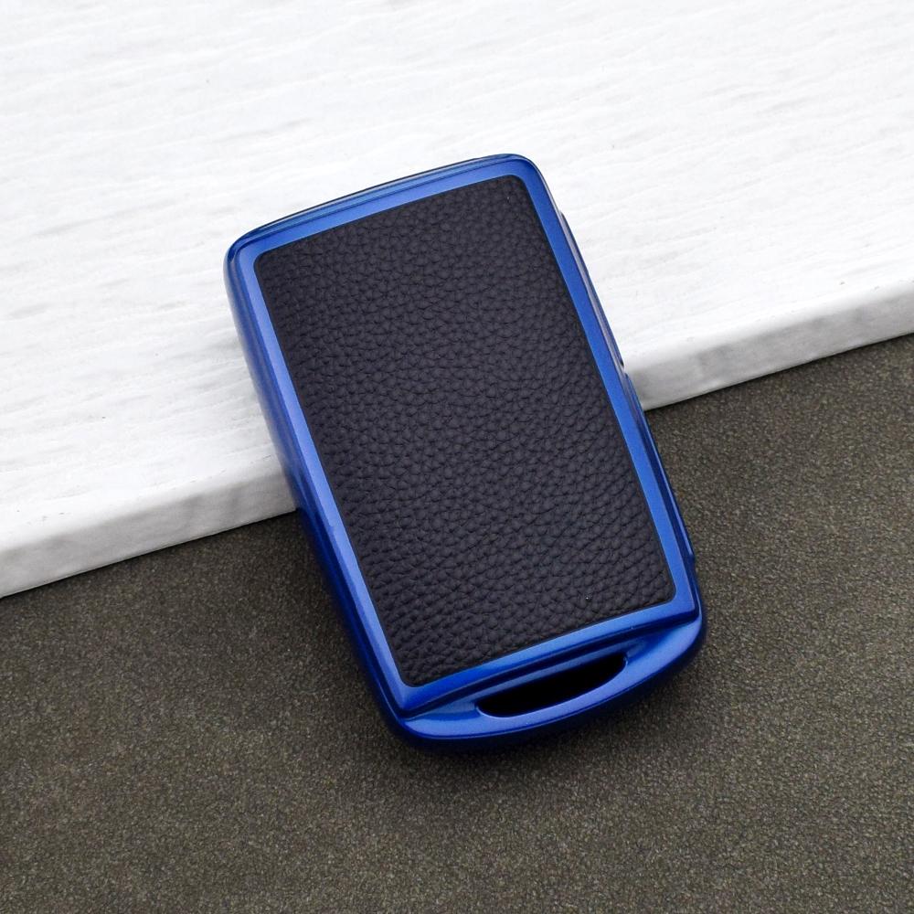 3 Buttons Tpu Leather Smart Key Shell Cover For Mazda Cx-5 Cx-30 Cx-3 Cx-9 Cx-7 Cx-4 Alexa Protective Accessories Key Chain Set