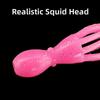 4.2g Weight Silicone Trolling Skirts 11cm Length Luminous Squid Jigging  Jigging Fishing