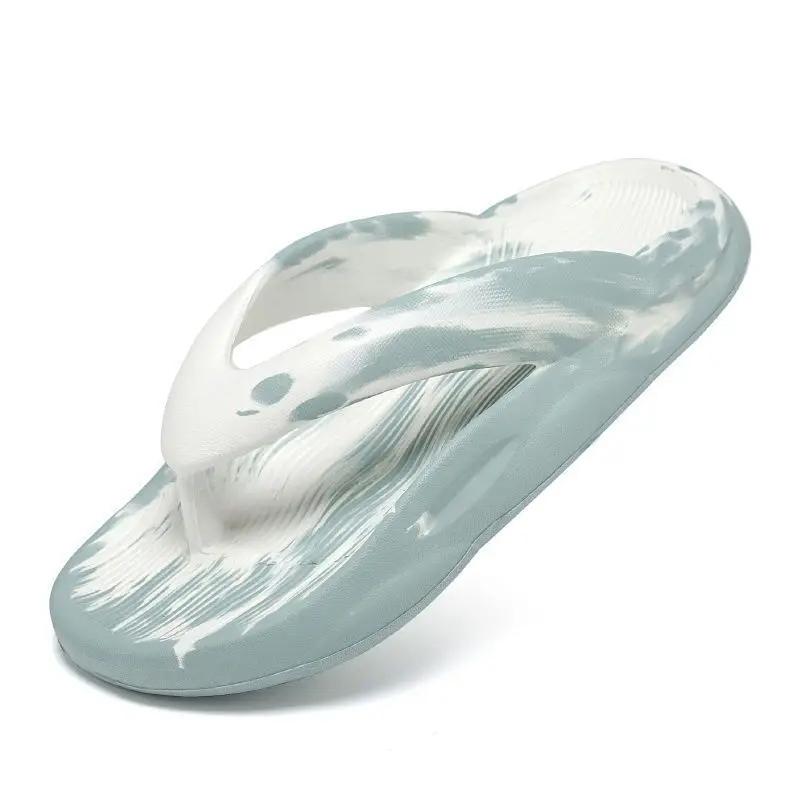 

Модные пляжные мужские шлепанцы-вьетнамки на платформе, шиацу, для улицы, оригинальный дизайн по низкой цене, роскошные, Y2k, удобная обувь из ЭВА для мужчин 44-45