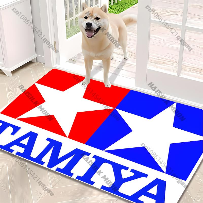 

3D Classic T Tam1ya Logo Carpet New Release Rug for LivingRoom Bedroom,Sofa Office Areas,Durable Machine Washable Mat Great Gift 40cm x 60cm