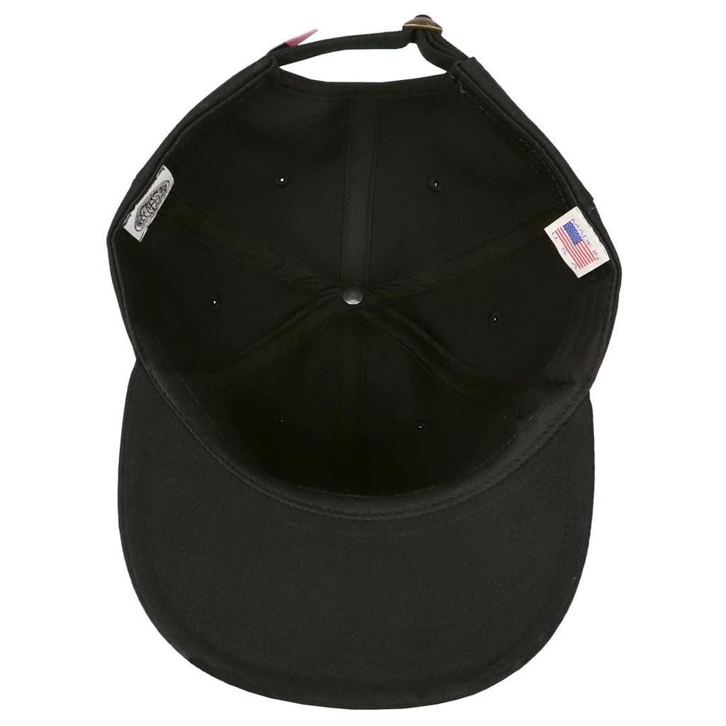 Cooperstown Ballcap New York Black Yankees NY Logo Baseball Cap, Black, Made in USA, Free Size Adjustable Strap Back Hat Unisex