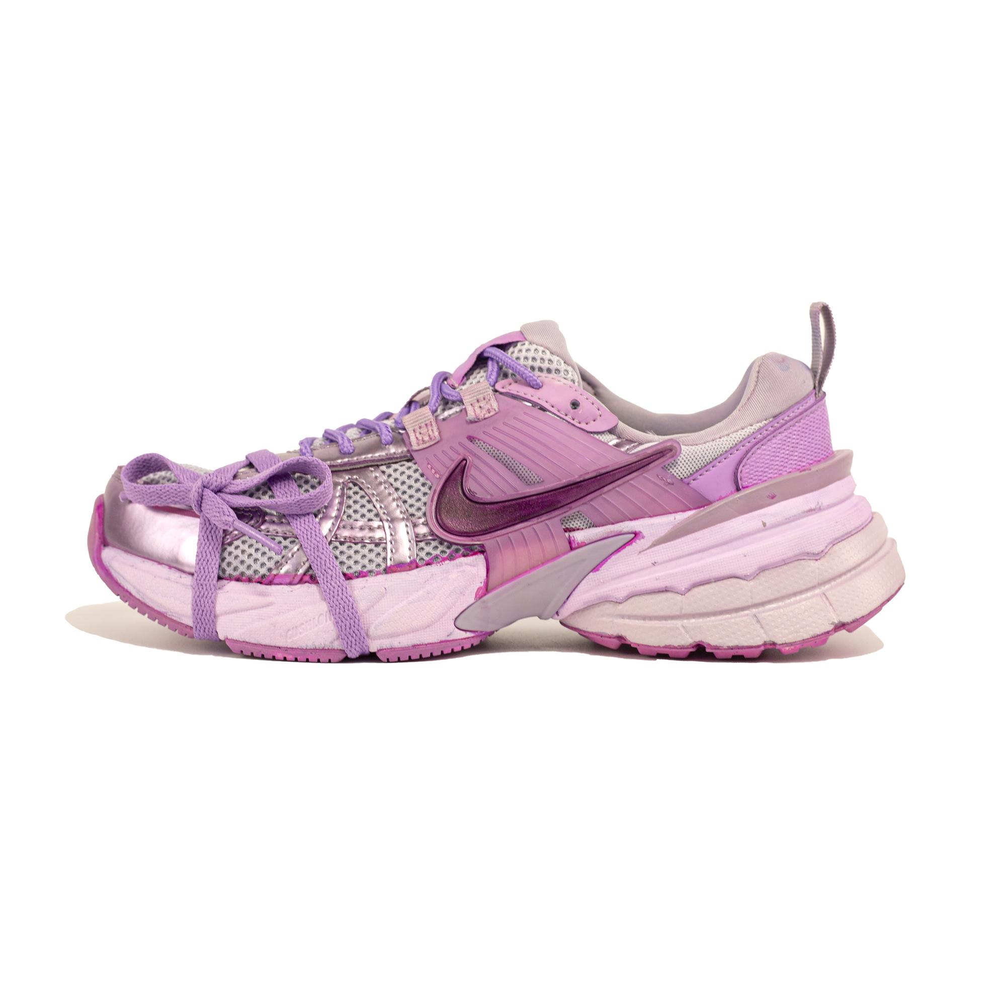 

Nike V2K Run Slip Resistant Abrasion Resistant Low top Running Shoes Women s Purple FD0736-104(Team1101-) 36