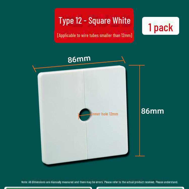 "Cubierta Decorativa para Agujero de Pared para Tuberías de Aire Acondicionado y Grifo"