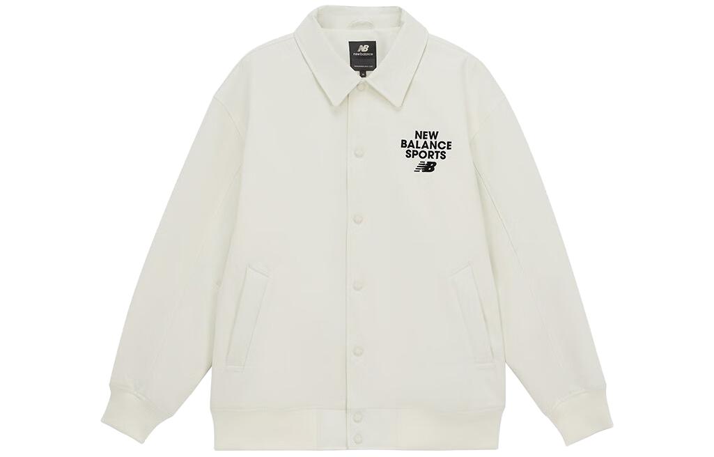 New Balance Puffer Jackets Unisex White Lapel Moderate Other 5QD12083-IV M