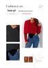 European & American Double Sleeve Off-the-Shoulder V-Neck Knit Scarf for Women