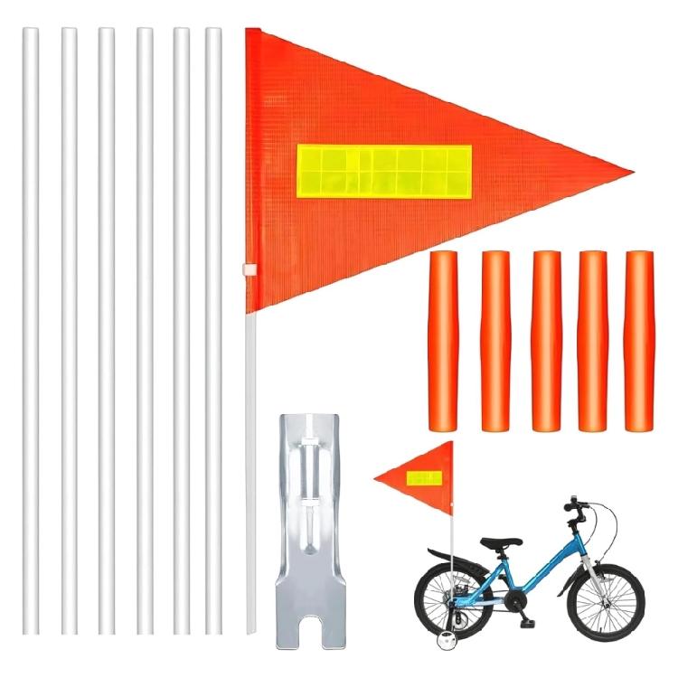 Confezione da 13 Aste per Bandiera Bandierina per Rimorchio Bicicletta Bandierine per Bicicletta Resistenti allo Strappo Bandierine di Sicurezza per Acqua per Ciclisti Bambini