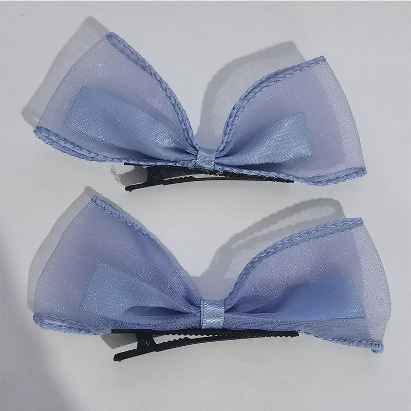 Bow Headdress Children's Super Fairy Little Girl Mori Tie Hair Card Female Fairy Beauty Hair Clip