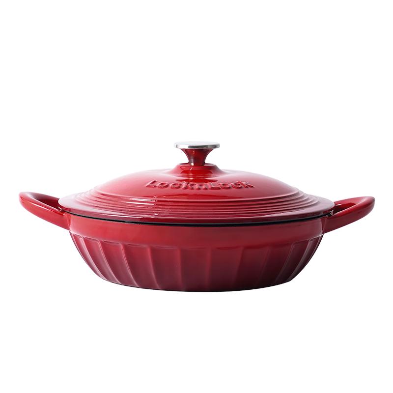 LOCK&LOCK Enamel Cast Iron Soup & Stew Pot