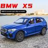 1:32 BMW X5 SUV Alloy Car Diecast Model Simulation Sound & Light Pull Back Toy Collection Decorative Gift Boys Home Decoration