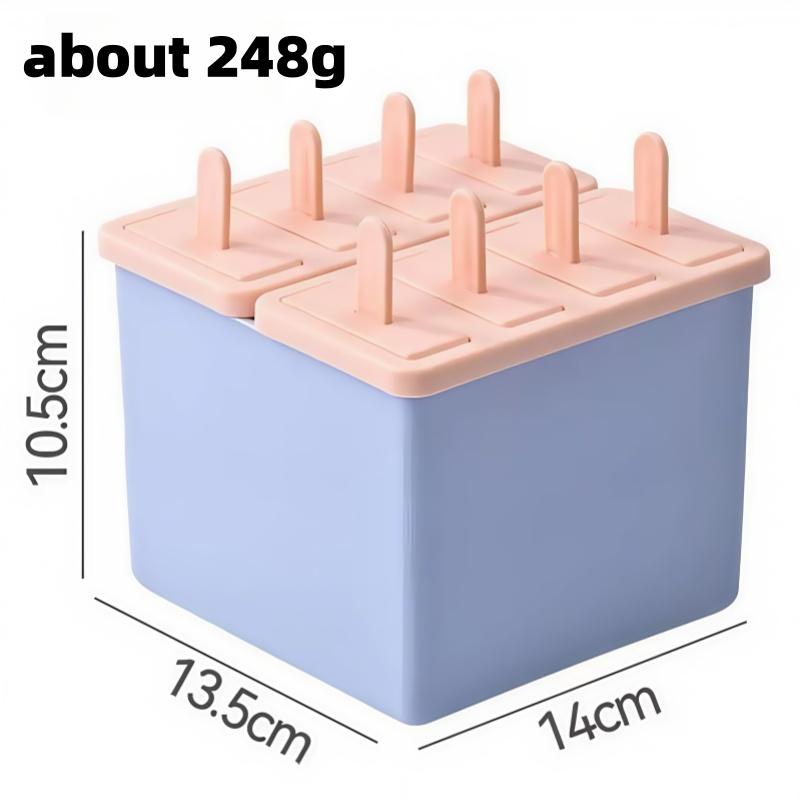 Popsicle/Sorbet Mold Food Grade Household Popsicle Making Frozen Ice Box Abrasive Tools with Lid Homemade Ice Cream Artifact
