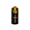 Resuable Christian Cross Candles Creative Portable LED Flameless Candles with Lampshade Waterproof Electronic Candle Light