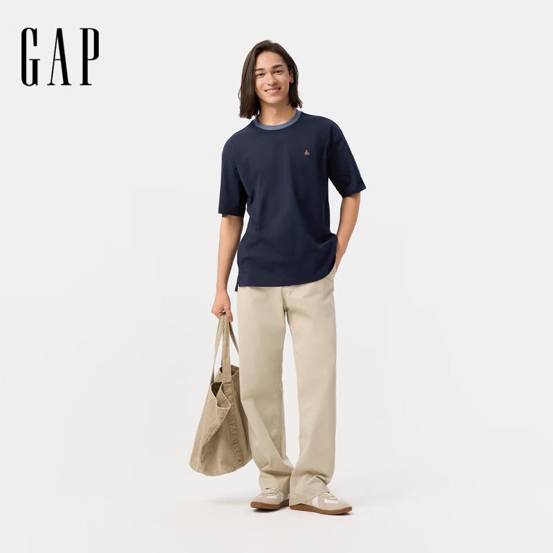 GAP Unisex Embroidered Bear Cotton T-Shirt S