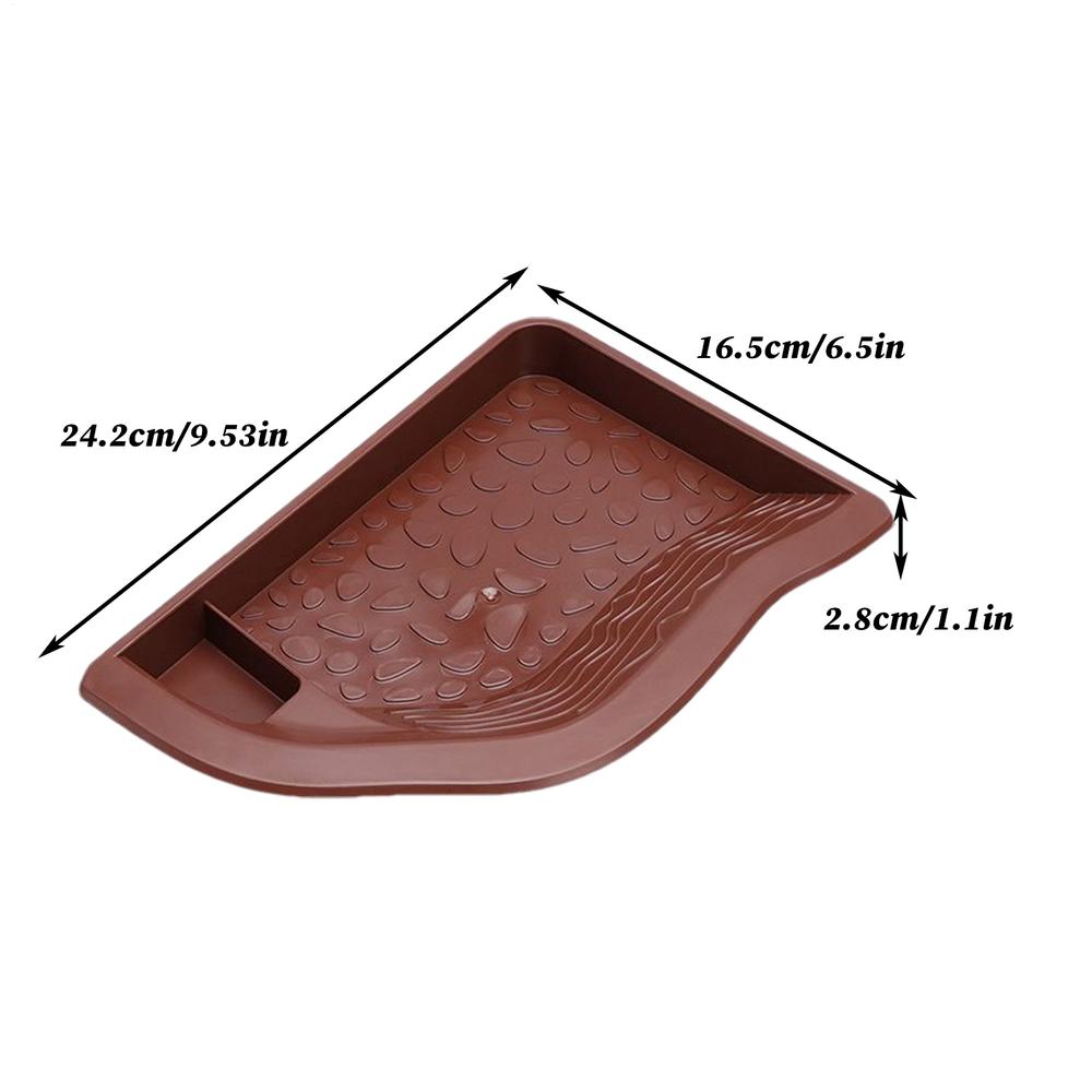 Reptile Water Dish Fish Tank Decoration Large Landscape Pool Bowl for Aquarium Bearded Dragon Aquatic Climbing Pet Turtle Home