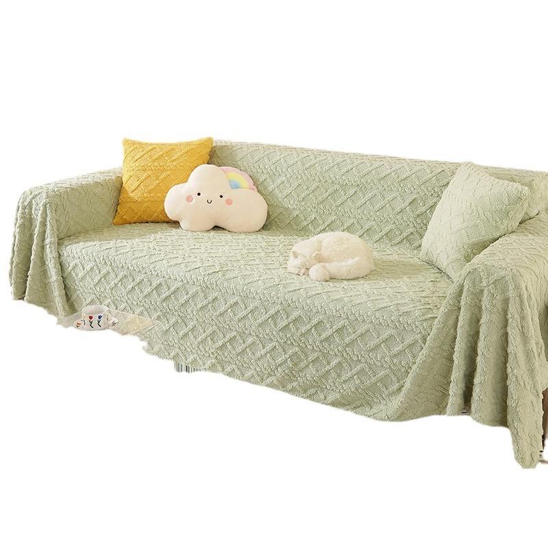 Hot-selling plush sofa towel autumn and winter thickened sofa cover all-inclusive small fresh sofa towel full cover