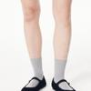 GCUT Honeycomb Collar Socks_Melange Gray 7215284202