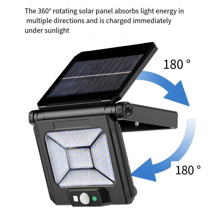 1PC Solar Wall Lamp Multi-functional Garden Lighting Long Battery Life Waterproof Garden Landscape Light Sensor Light