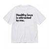 Women's T-shirt With Self-Love Affirmation Graphic Unisex White 100% Cotton Tops