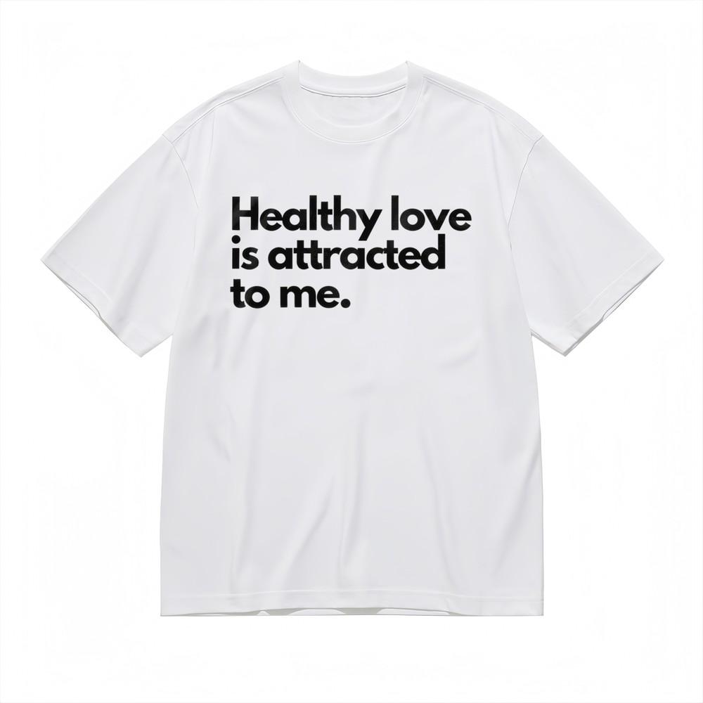 

Women s T-shirt With Self-Love Affirmation Graphic Unisex White 100% Cotton Tops L