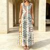 Women's Sleeveless Maxi Dress Loose Fit Lightweight Beach Vacation Dress,Ideal for Daily Casual,Outdoor & Beach Trips,Great for Spring Fall Layering