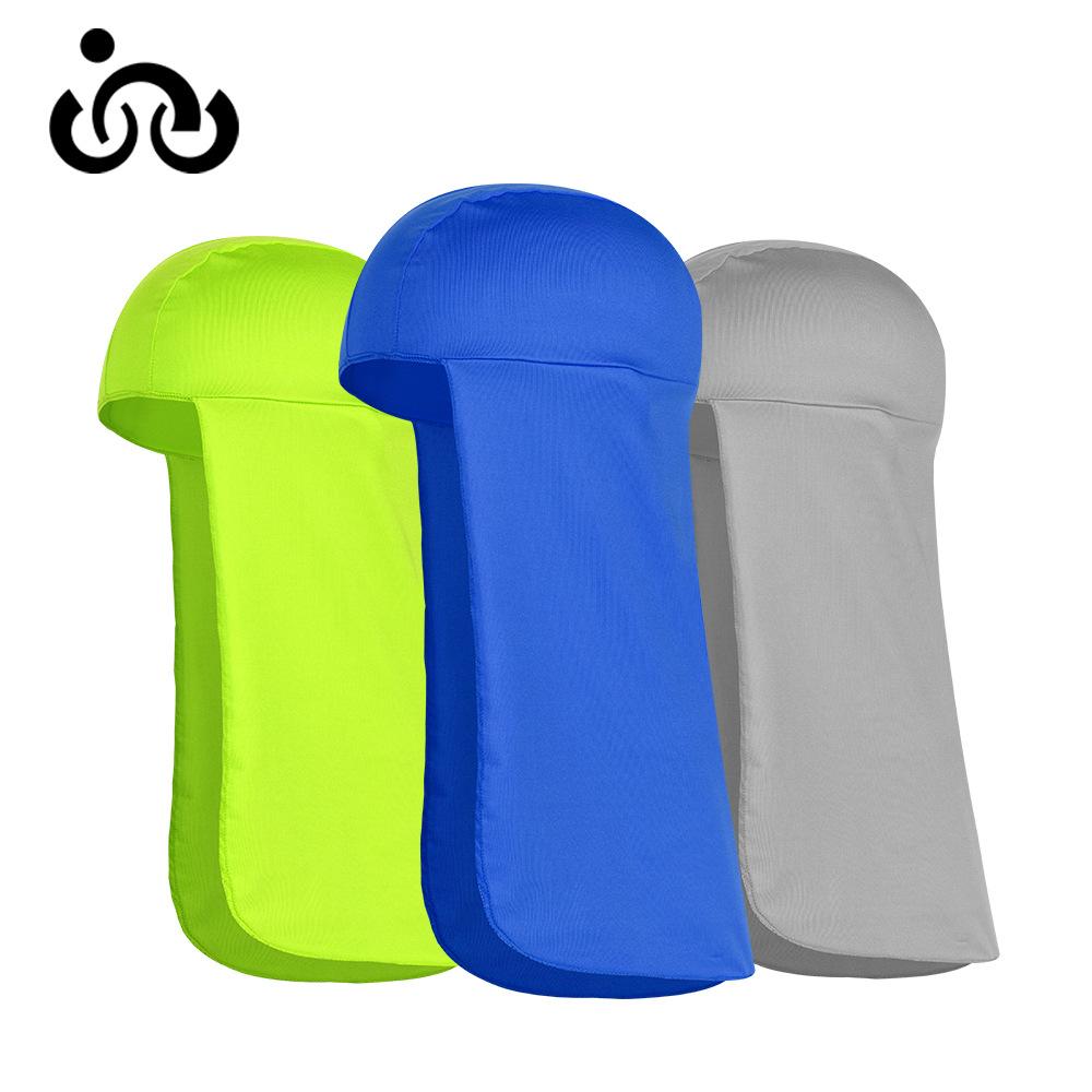 Sun Shade Cap Outdoor UV Protection Wide Brim Fishing Cycling Caps Polyester Neck Protector Cooling Hat Cap for Hiking Sports