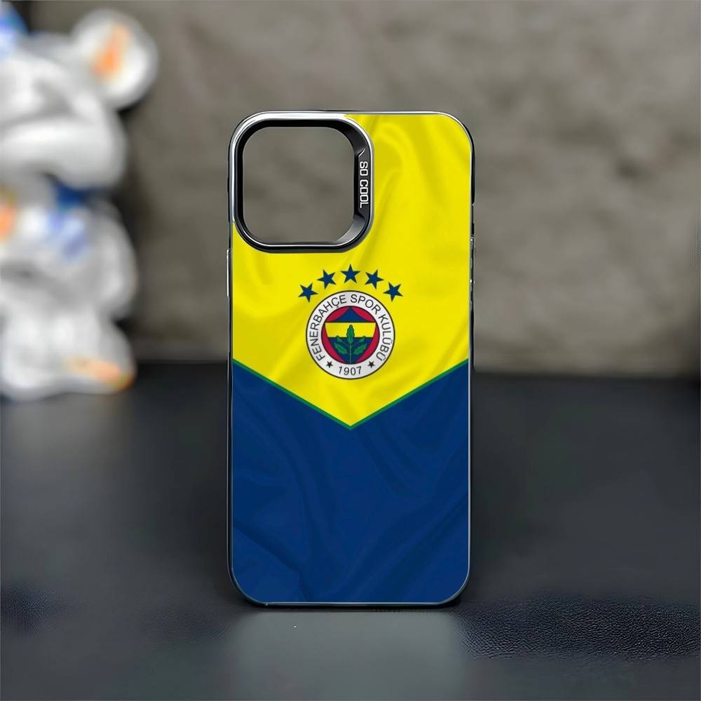 1 Stück T-Truthahn Fenerbahce-E Handyhülle Für iPhone17,16,15,14,13,12,11 Plus,Pro Max Schwarz Matt Stoßfeste Hülle