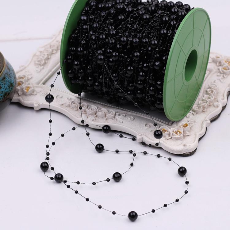 Faux Pearl Fringe Chain Artificial Pearls String DIY Handmade Jewelry Accessories Bridal Hair Accessories Bouquet Decor